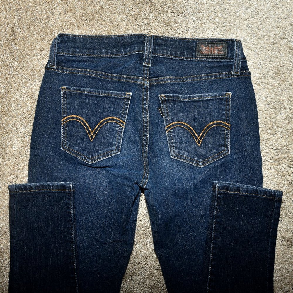 Women's Levi's Legging, size 5M Juniors, dark wash, stretchy